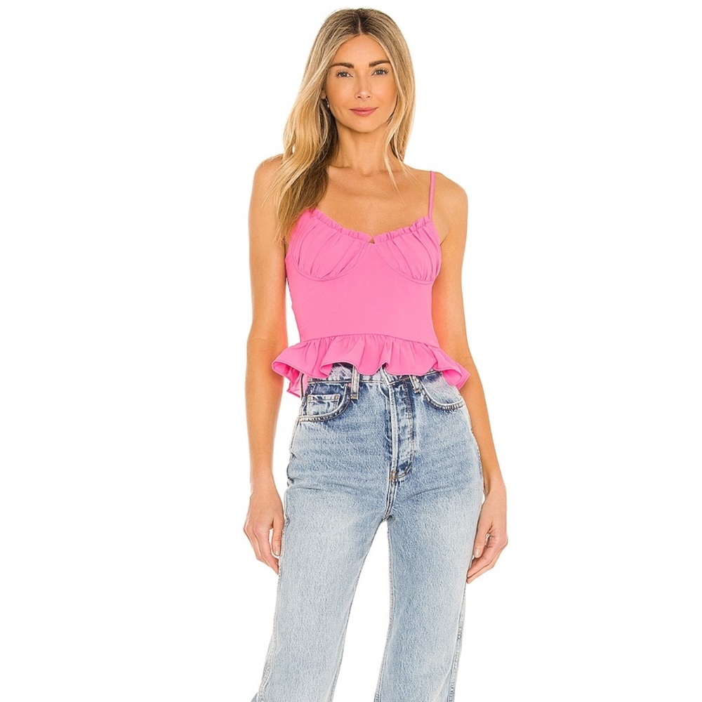 Superdown Cadence Ruffle Cami Top